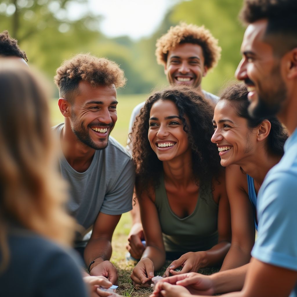 Evento de team building al aire libre